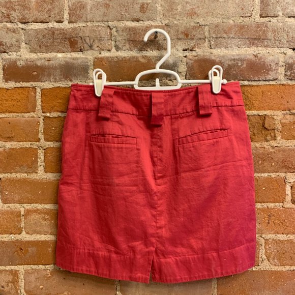 41. BCBGeneration Woman’s Summer Spring & Flirty Mini Work Skirt - Coral - Picture 4 of 4